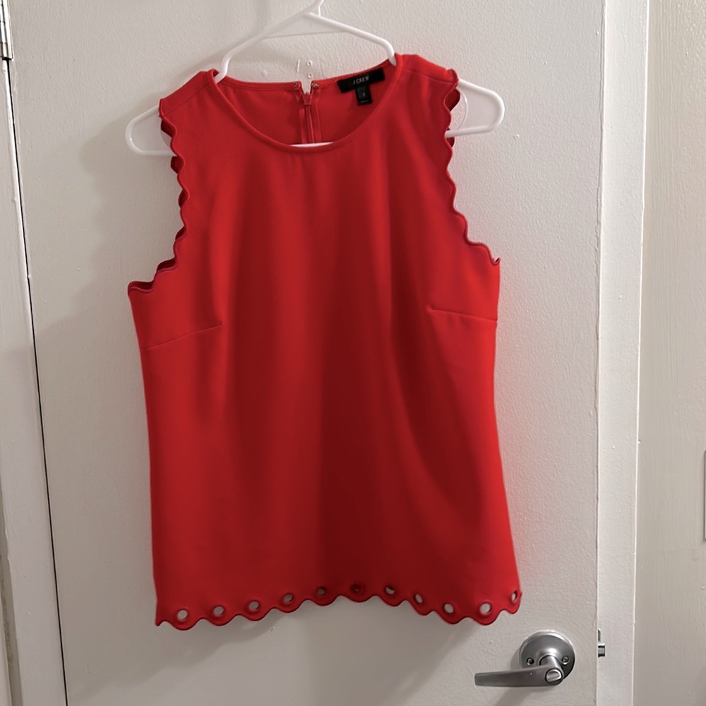 Red hot blouse!